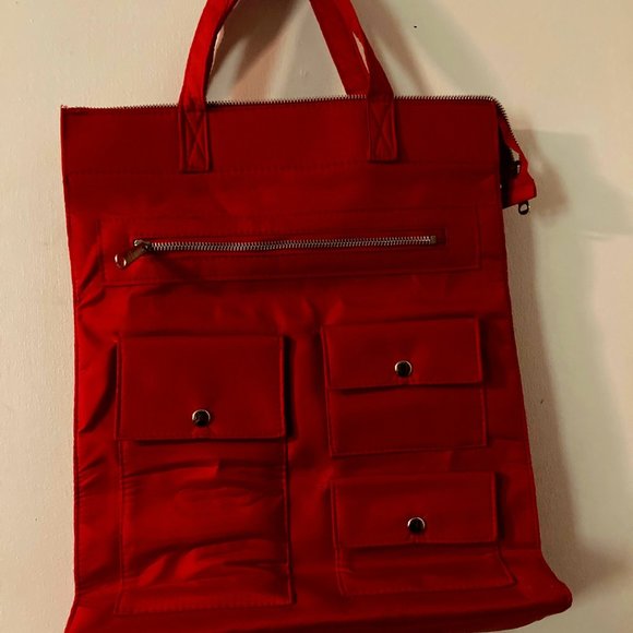 Handbags - **2 for $15**Bright red tote bag